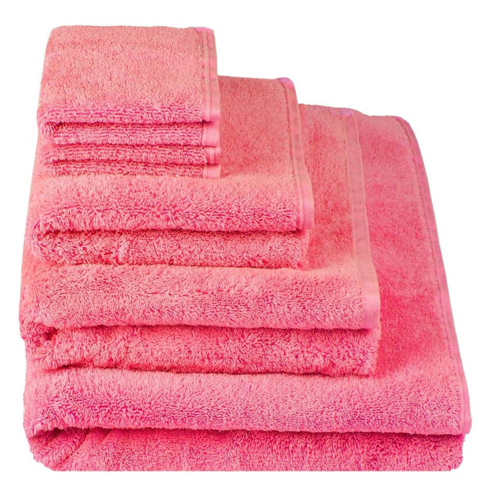 Loweswater Organic Cotton Towels By Designers Guild in Geranium Pink